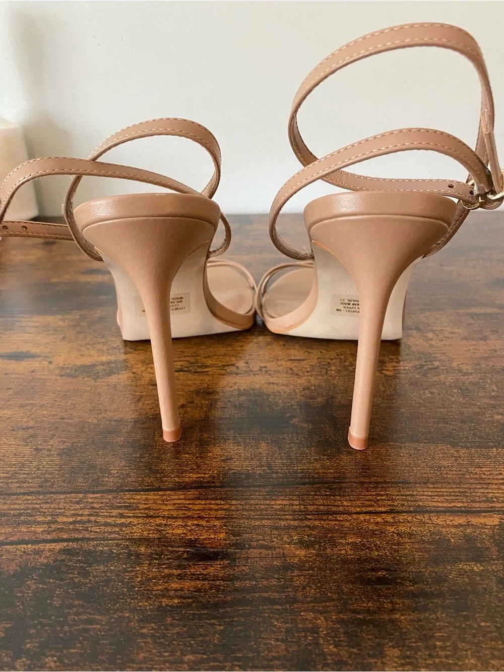 Steve Madden Jypsey Tan Strappy High Heel Sandals
